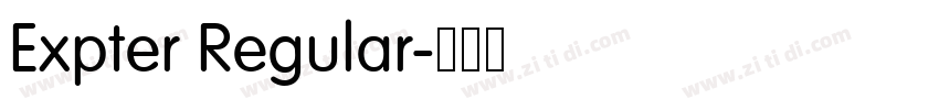 Expter Regular字体转换 Expter Regular字体转换